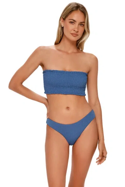 Swim Systems Kali Tube Bikini Swimsuit Top In Blue