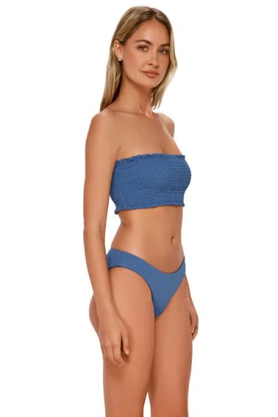 Swim Systems Kali Tube Bikini Swimsuit Top In Blue