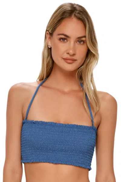 Swim Systems Kali Tube Bikini Swimsuit Top In Blue