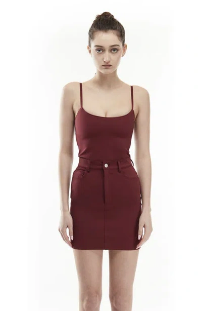 Mother Of All Celeste Top In Burgundy