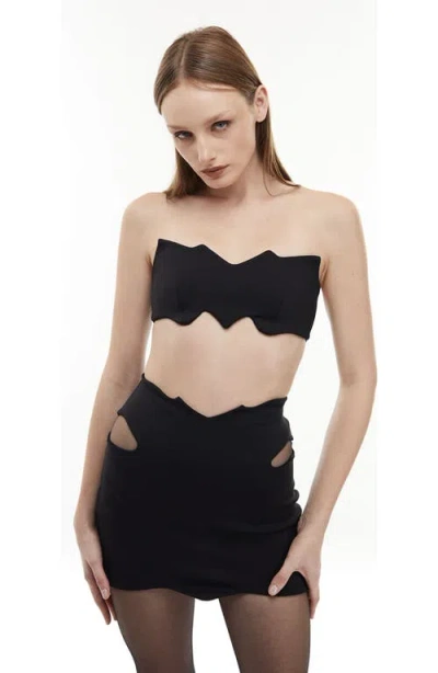 Mother Of All Butterfly Mini Dress In Black