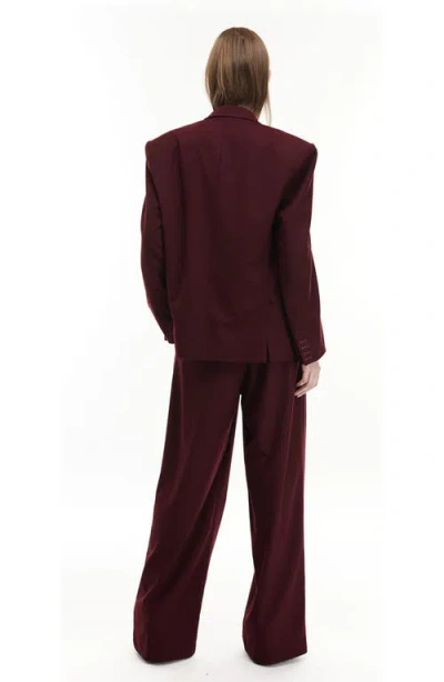 Mother Of All Hedi Pants In Burgundy