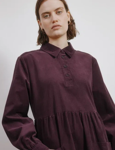 Albaray Cord Placket Midi Dress In Animal Print