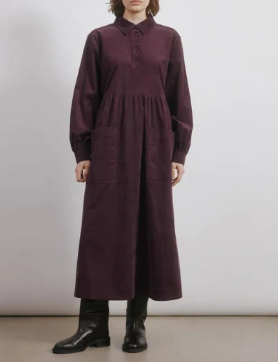 Albaray Cord Placket Midi Dress In Animal Print