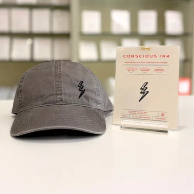 Conscious Ink Lightning Bolt Access Cap + Ink In Brown