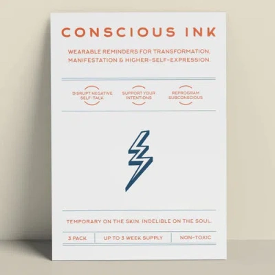 Conscious Ink Lightning Bolt Access Cap + Ink In Brown