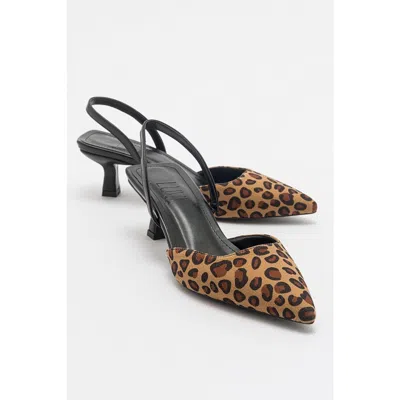 Prologue Shoes Over Pointed Toe Pump In Animal Print