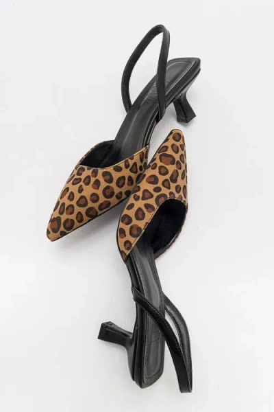 Prologue Shoes Over Pointed Toe Pump In Animal Print