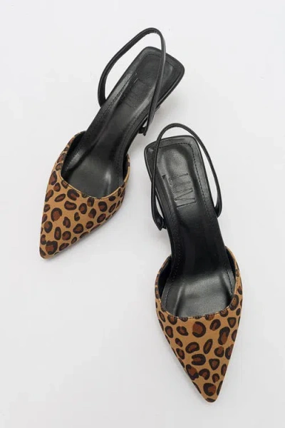 Prologue Shoes Over Pointed Toe Pump In Animal Print