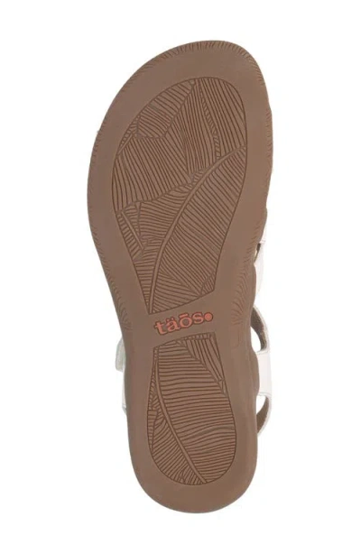 Taos Big Time Ankle Strap Sandal In Neutral