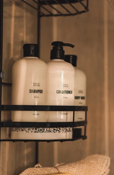 Public Goods Travel And Home Conditioner Set In White