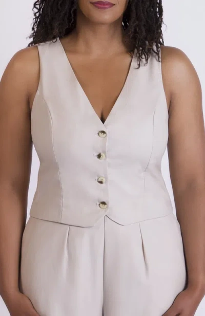 Aam The Label The Wool Vest In Nude