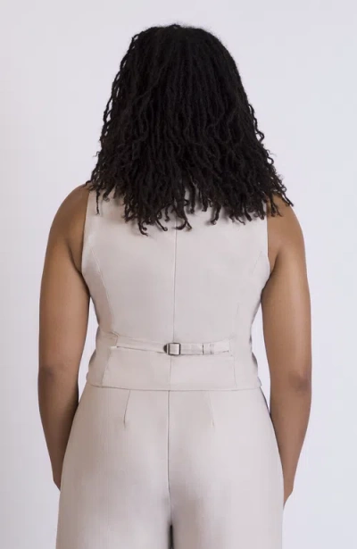 Aam The Label The Wool Vest In Nude