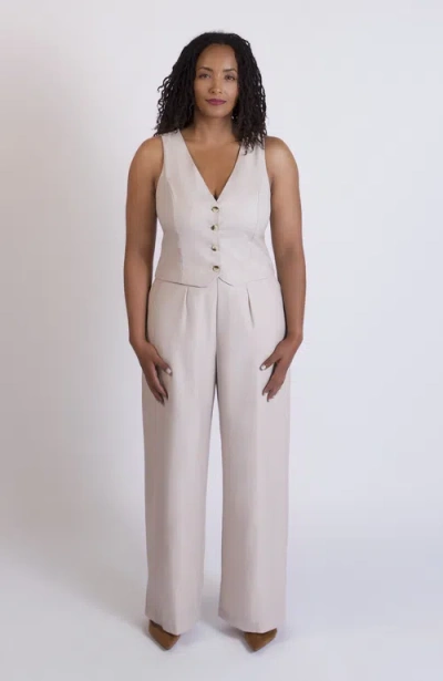 Aam The Label The Wool Vest In Nude