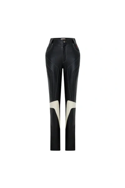 Pcfg Boomerang Leather Pant In Multi