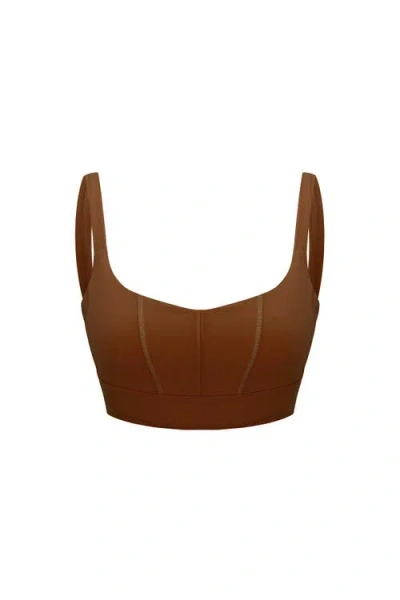 Pcfg Bra With Stitch Detail In Multi