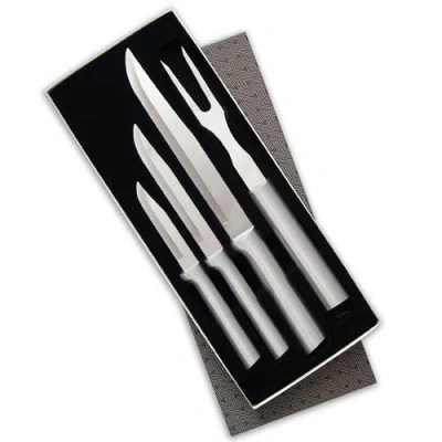 Radà Rada 4 Piece Prepare Then Carve Knife Set With Gift Box In Silver