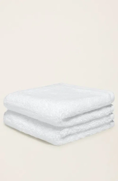 Italic Ultraplush Australian Cotton Washcloth In White