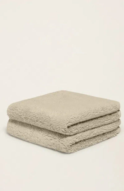 Italic Ultraplush Australian Cotton Washcloth In Neutral