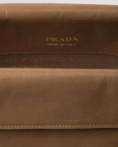 Prada Medium Leather Shoulder Bag In Pink