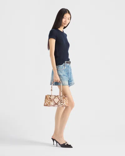 Prada Galleria Medium Printed Saffiano Leather Bag In Multi