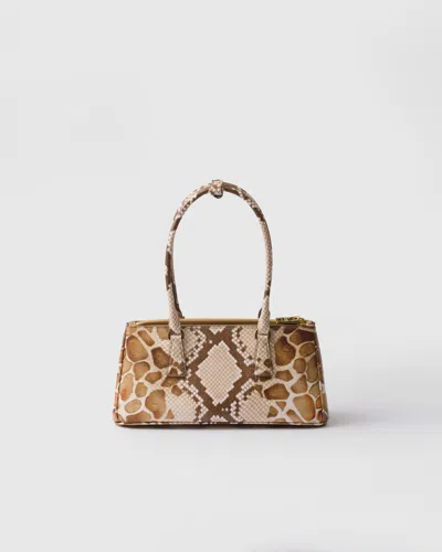 Prada Galleria Medium Printed Saffiano Leather Bag In Multi