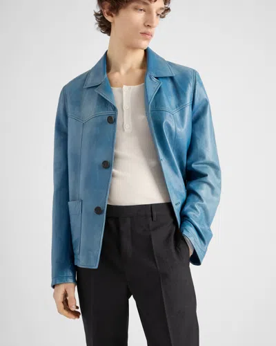 Prada Long-sleeved Cashmere And Silk Sweater In Neutral