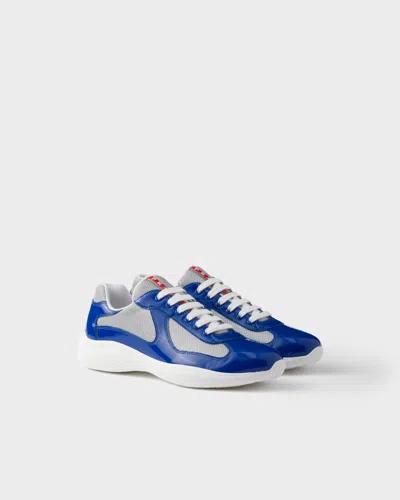 Prada Round Head Low-cut Sneakers In Multi