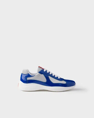 Prada Round Head Low-cut Sneakers In Multi