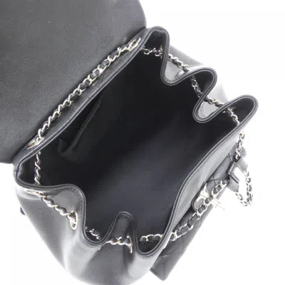 Pre-owned Chanel Black Leather Backpack ()