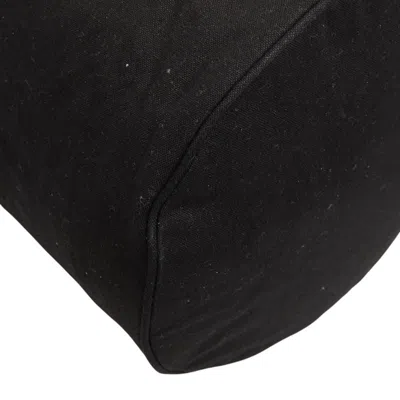 Pre-owned Chanel Black White Canvas Vinyl Shoulder Bag () In Multi