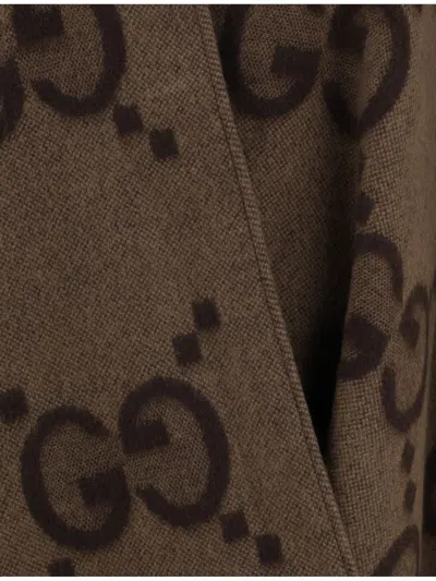 Gucci Women Cashmere Cape In Green