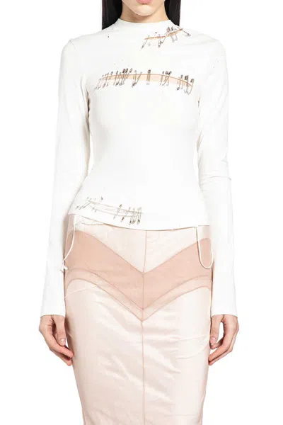 Dilara Findikoglu T-shirts & Tank Tops In White