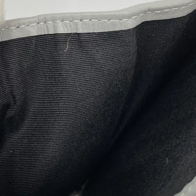 Pre-owned Dior Christian  Gray Pvc Wallet (tri-fold) ()