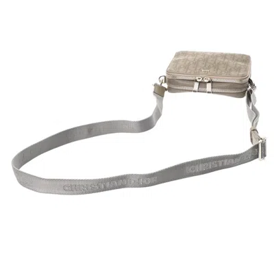 Pre-owned Dior Christian  Grayish Leather Shoulder Bag ()