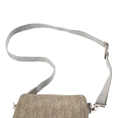 Pre-owned Dior Christian  Grayish Leather Shoulder Bag ()