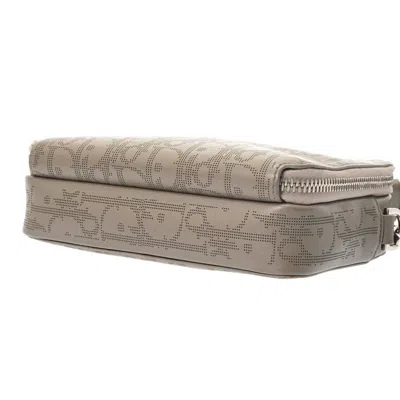 Pre-owned Dior Christian  Grayish Leather Shoulder Bag ()