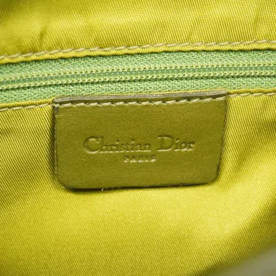 Pre-owned Dior Christian  Green Leather Shoulder Bag ()