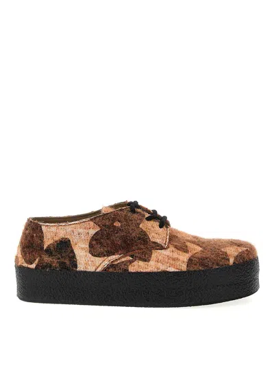 Vitelli Silk On Doomboh Lace Up Shoes In Multi