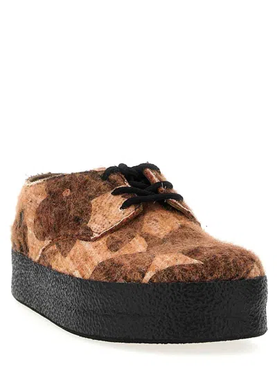 Vitelli Silk On Doomboh Lace Up Shoes In Multi