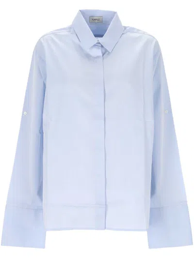 Mrz Buttoned Shirts In Blue