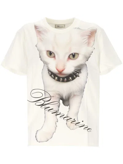 Blumarine T-shirts And Polos In White