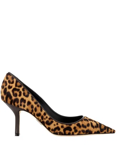 Rodo 60mm Leopard-print Leather Pumps In Multi