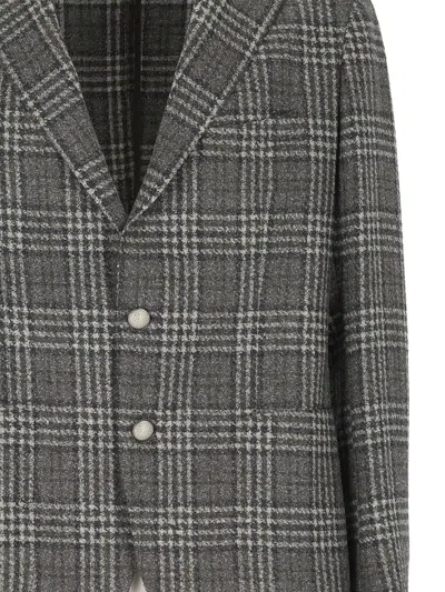 Tagliatore Checked Jacket In Multi