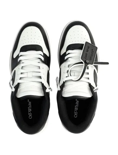 Off-white Off White Out Of Office Leather Sneakers In Black