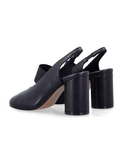 Mm6 Maison Margiela Pump Sling Back Ponity Cut In Black