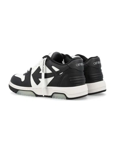 Off-white Off White Out Of Office Leather Sneakers In Black