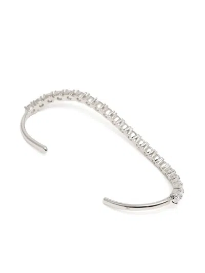 Panconesi Crystal-embellished Ear Cuff In Metallic