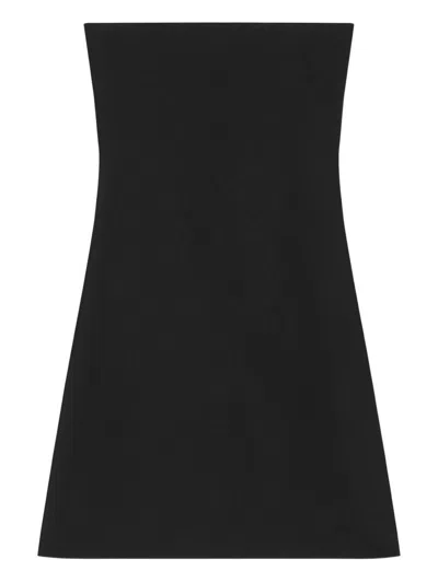 Courrèges Bustiere Lingerie Jersey Dress Woman Black In Black