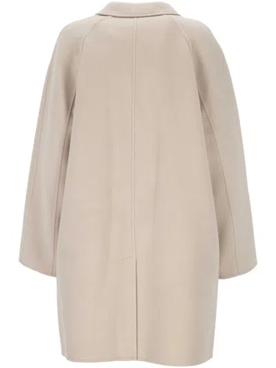 The Dynamis Studio Coats In Neutral